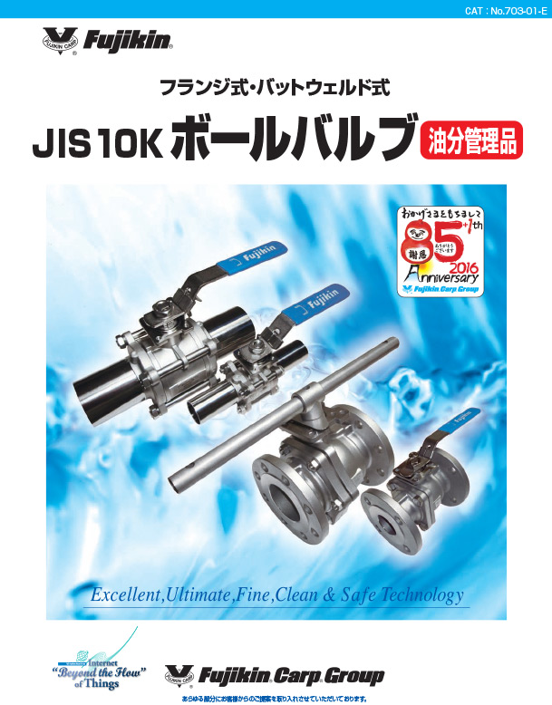 Flange, Butt Weld Type JIS10K Ball Valves