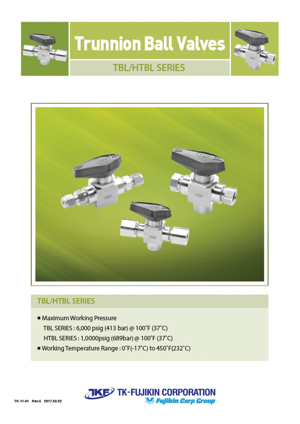 Valves - TBL/HTBL Series - Trunnion Ball Valves