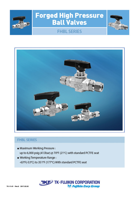 Valves - FHBL Series - Forged High Pressure Ball Valves