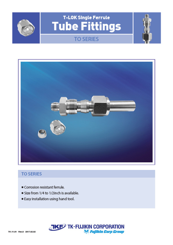 Fittings - TO Series - Single Ferrule Tube Fittings