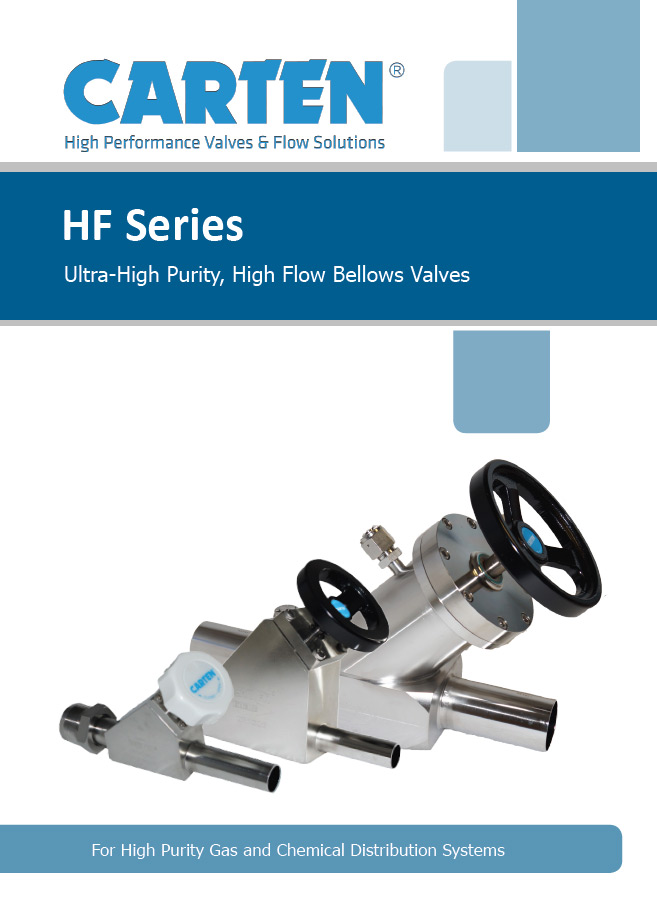 Bellows Valve - HF Series Manually Operated Ultra-High Purity High-Flow Bellows Valves