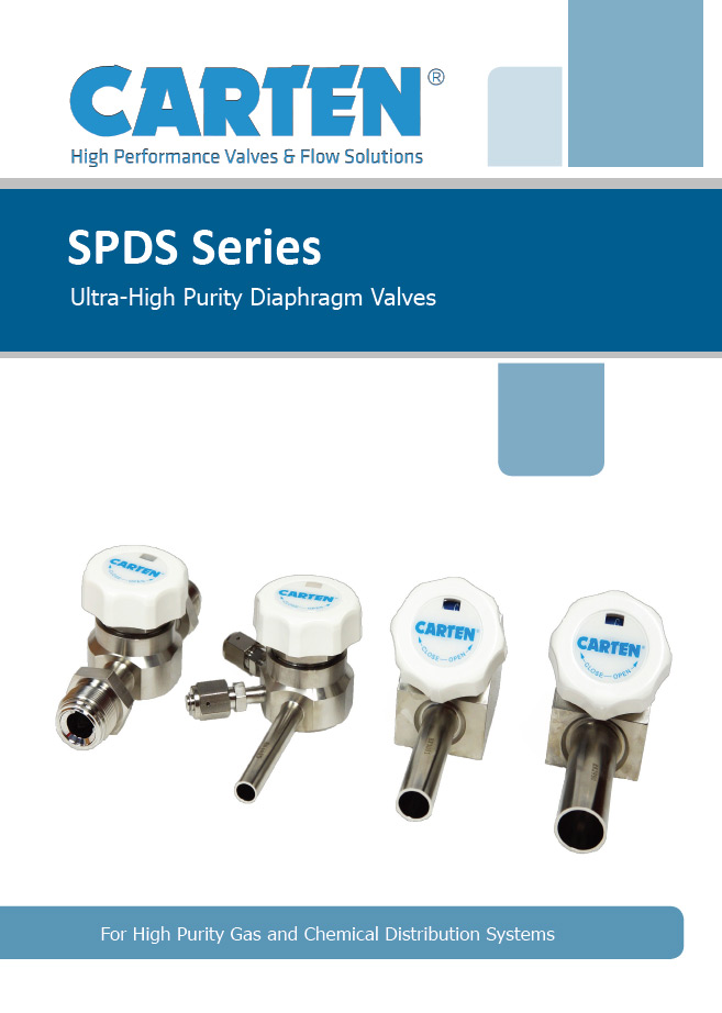 Bellows Valve - SPDS Series - Ultra High Purity Diaphragm Valves